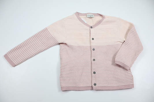 Stickad kofta från Fixoni - Storlek 86/92 - Rosa
