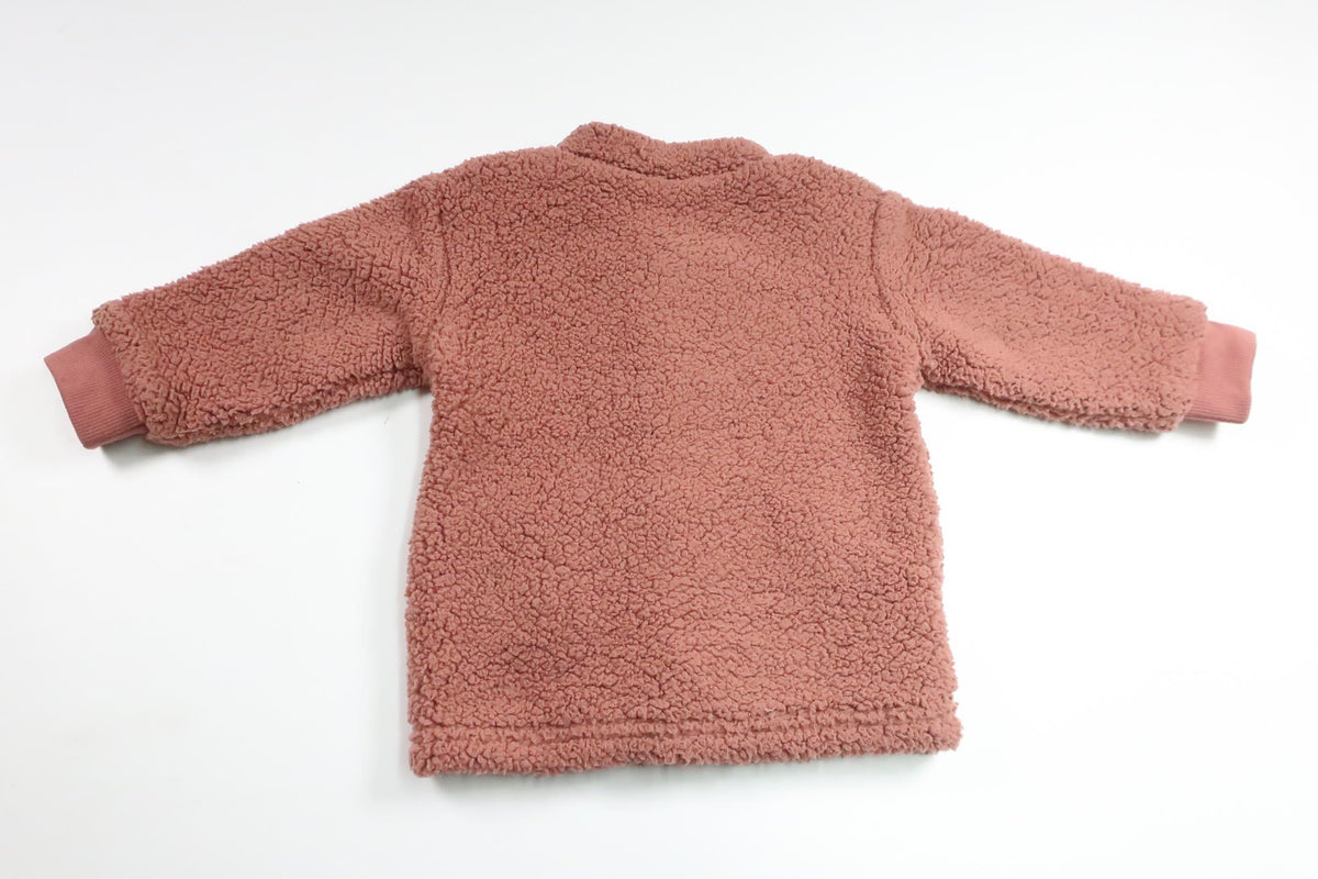 Jacka i teddy från BEBE - Storlek 70 - Rosa