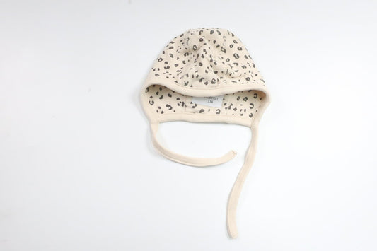 Leopardmönstrad hjälmmössa från Kappahl - Storlek 38/40 - Beige