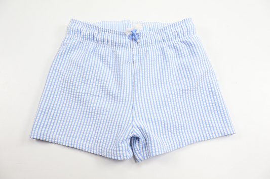Randiga badshorts från H&M - Storlek 74/80 - Blå