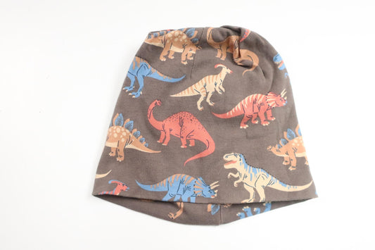 Mössa med dinosaurier från Alana - Storlek 48/49 - Grå