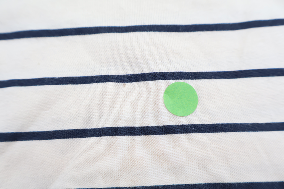 Randig tröja från H&M - Storlek 68 - Benvit