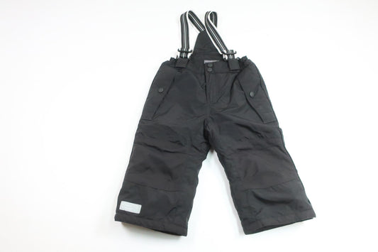 Täckbyxor med hängslen från H&M - Storlek 86 - Svart
