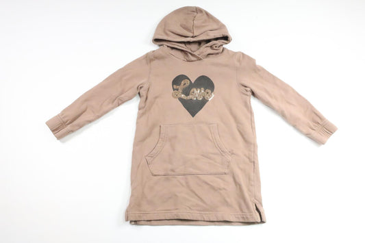 Sweatshirtklänning från Uniq Mini - Storlek 98/104 - Brun