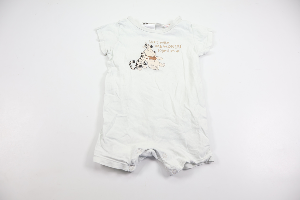 Pyjamas med Nalle Puh från H&M - Storlek 68 - Vit