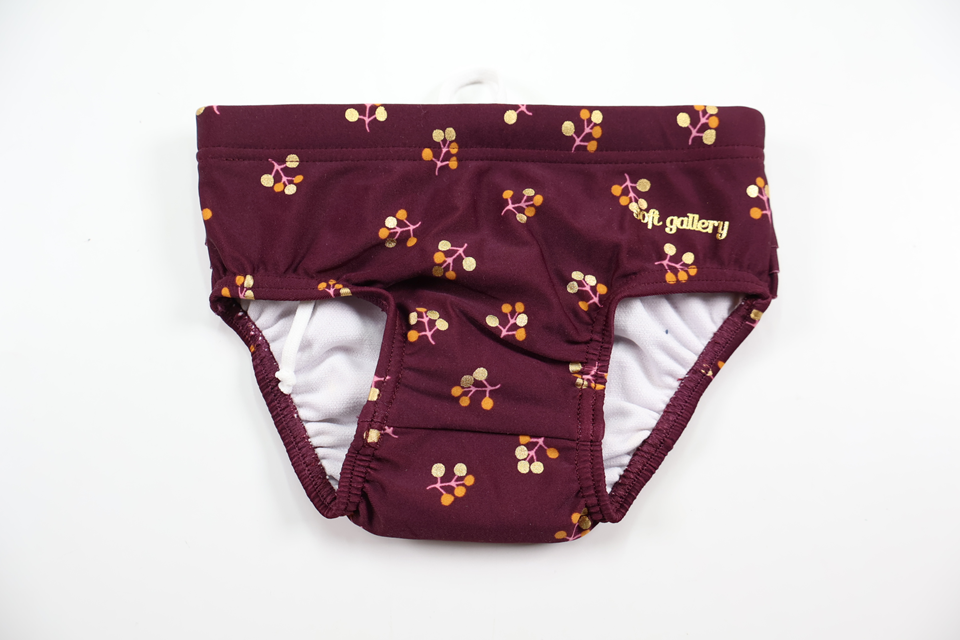 Badblöja från Soft Gallery - Storlek 62/68 - Vinröd