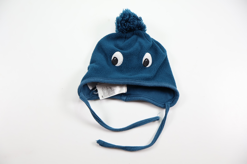 Mössa i fleece från H&M - Storlek 62/68 - Blå