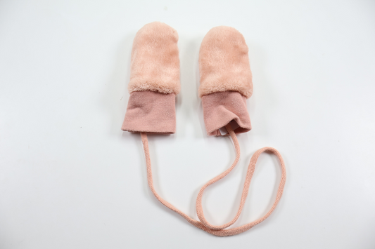 Vantar i fleece från Mini Dreams - Storlek 74/80 - Rosa