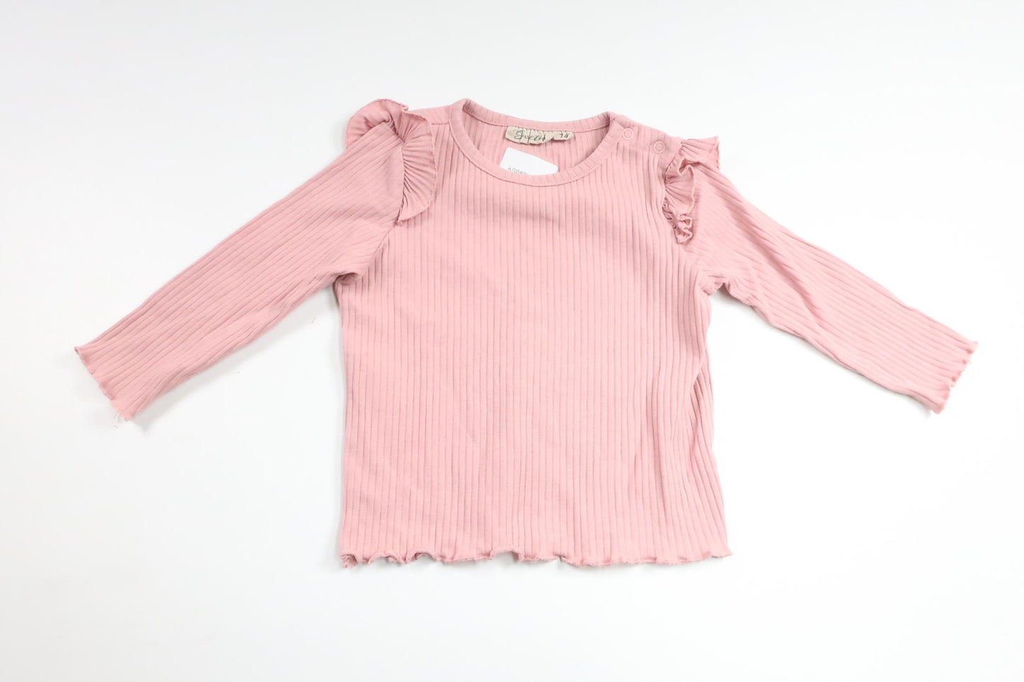 Ribbad tröja från Sweetie - Storlek 74 - Rosa