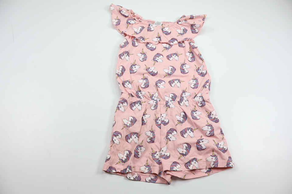 Jumpsuit med enhörningar från Lindex - Storlek 98/104 - Rosa