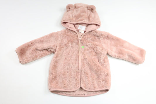 Munkjacka i fleece från H&M - Storlek 74 - Rosa