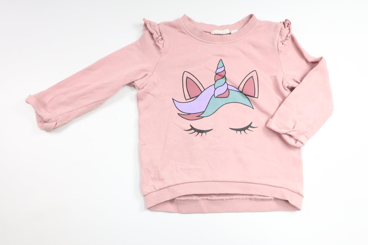 Sweatshirt med enhörning från Wai Wai - Storlek 92 - Rosa
