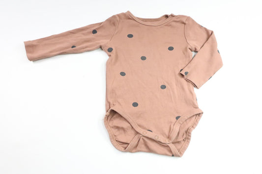 Prickig body från H&M - Storlek 74 - Beige
