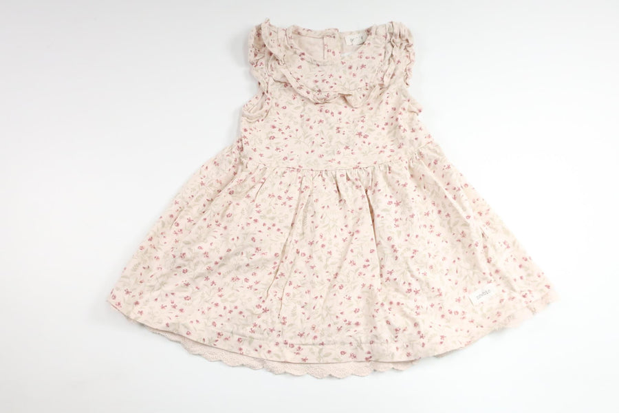 Blommig klänning från Newbie - Storlek 86 - Rosa