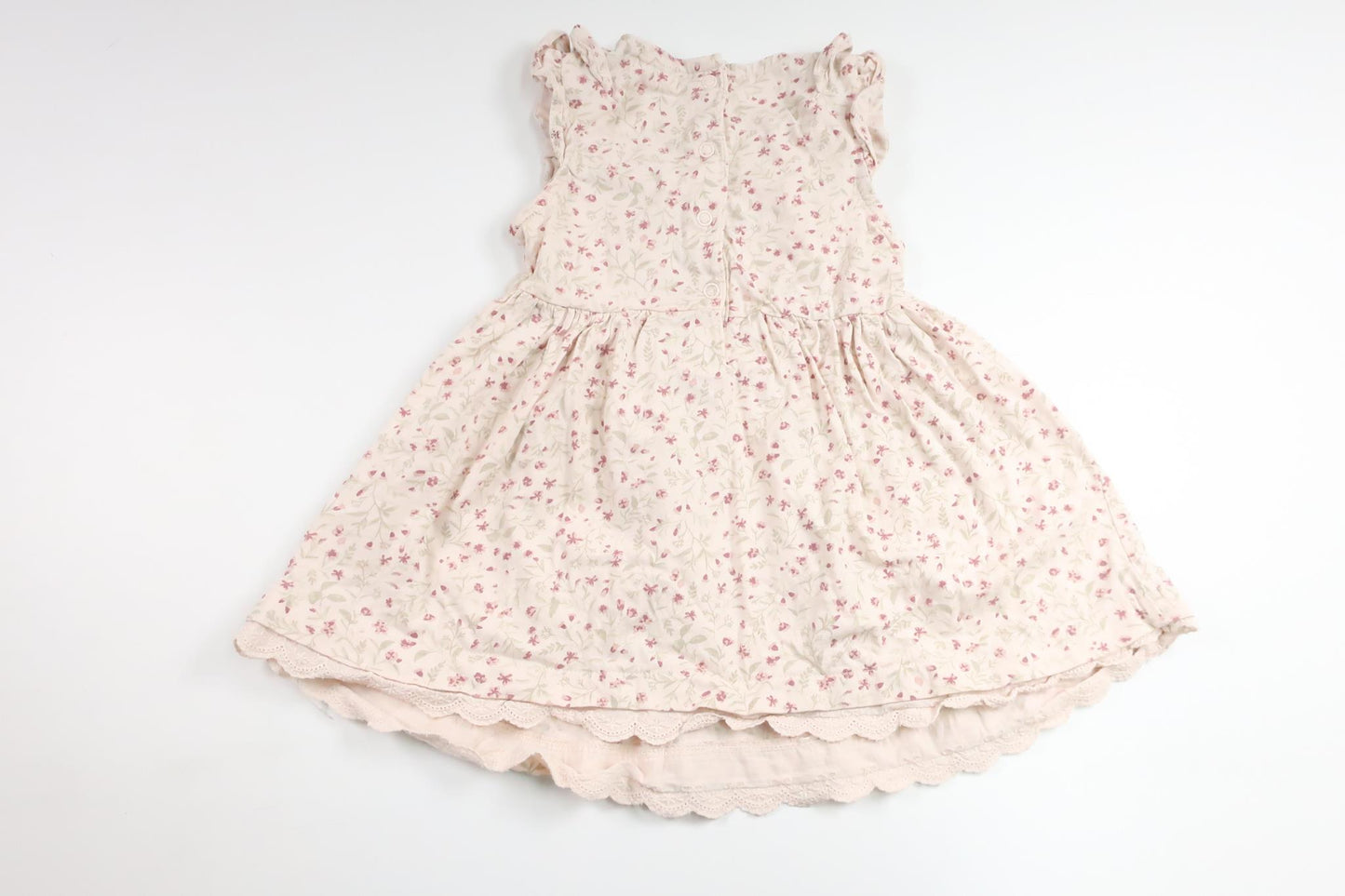 Blommig klänning från Newbie - Storlek 86 - Rosa