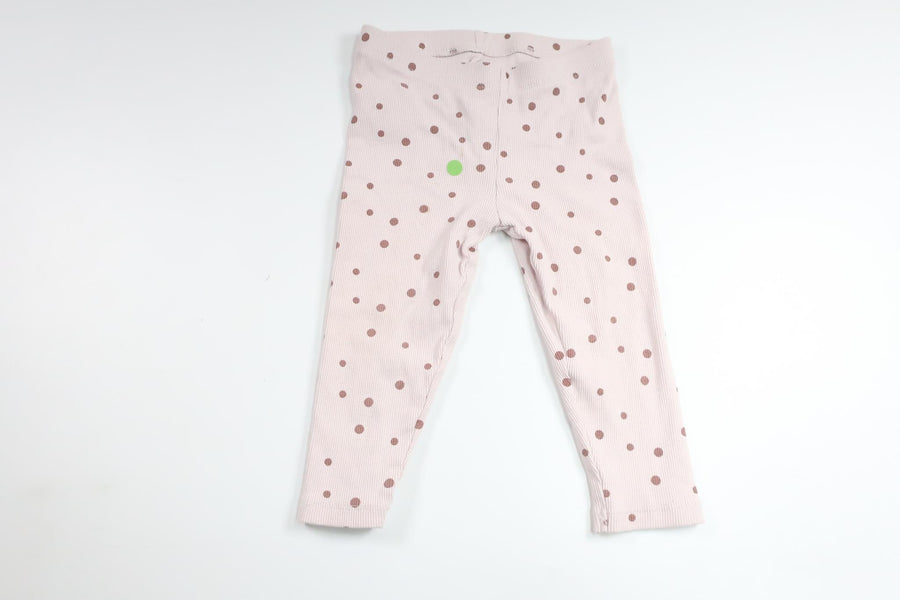 Ribbade byxor från ICA I Love Eco - Storlek 80 - Lila