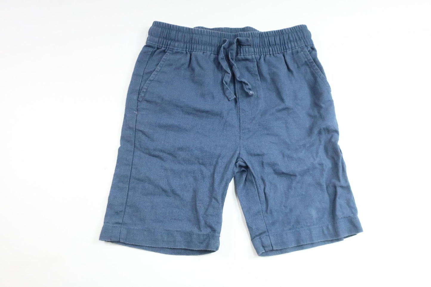 Shorts i linnemix från Wai Wai - Storlek 98/104 - Blå