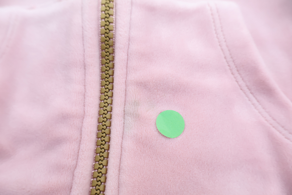 Munkjacka i velour från Uniq Baby - Storlek 80 - Rosa