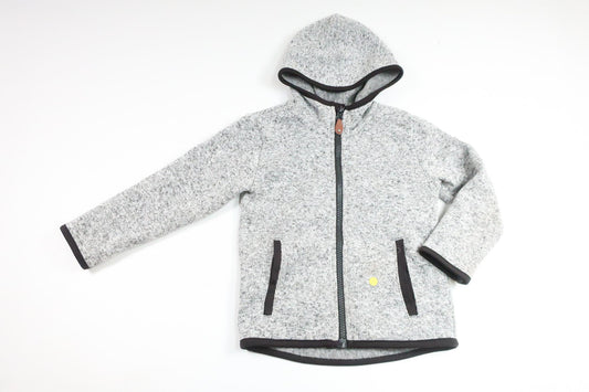 Munkjacka i fleece från H&M - Storlek 98/104 - Grå