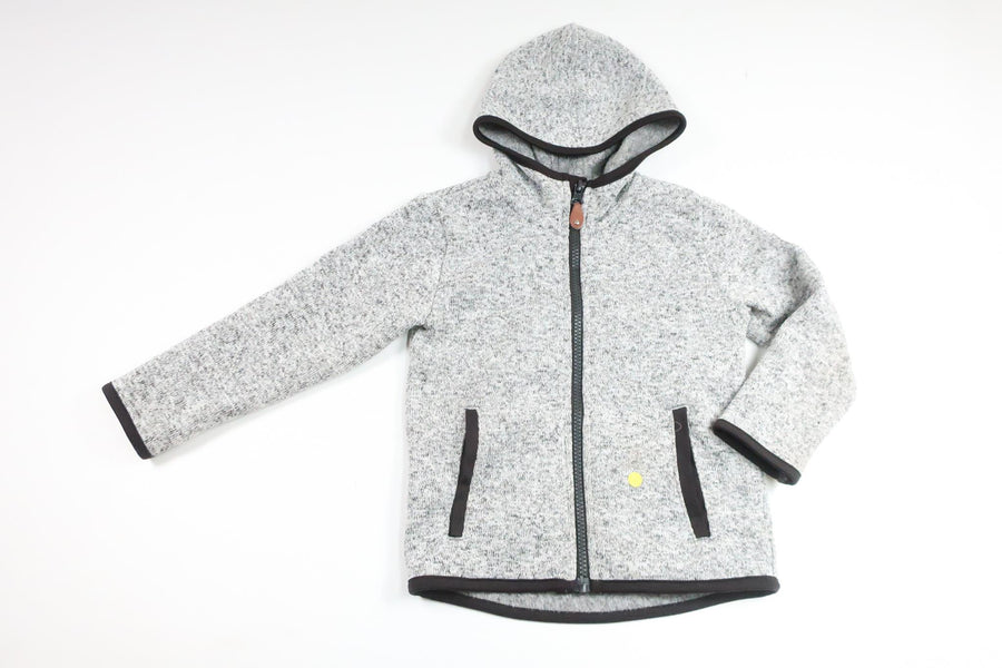 Munkjacka i fleece från H&M - Storlek 98/104 - Grå