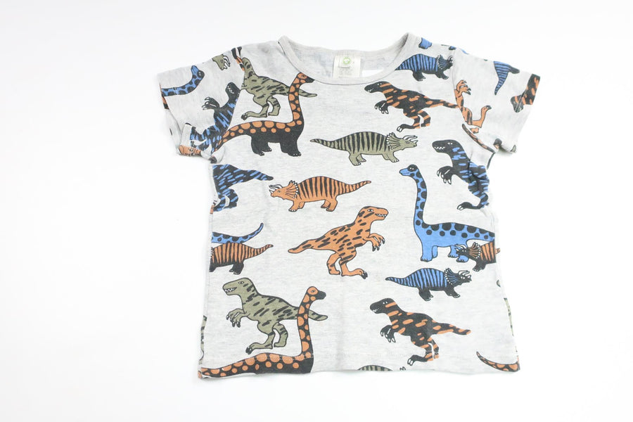 Tvådelad pyjamas från Lindex - Storlek 98/104 - Grå