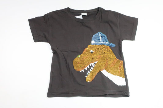 Tröja med vändbara paljetter från Lindex - Storlek 104 - Grå