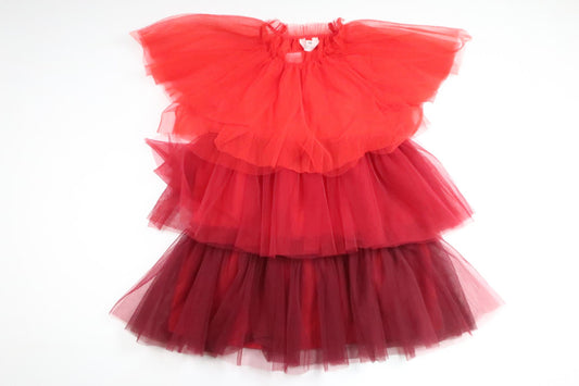 Tyllklänning från H&M - Storlek 128 - Röd