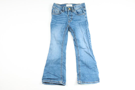 Utsvängda jeansbyxor från Lindex - Storlek 104 - Denim