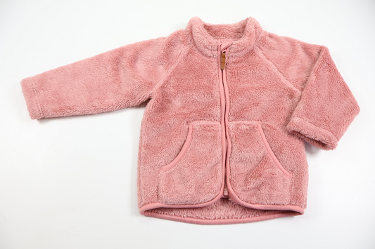 Fleecejacka från H&M - Storlek 74 - Rosa