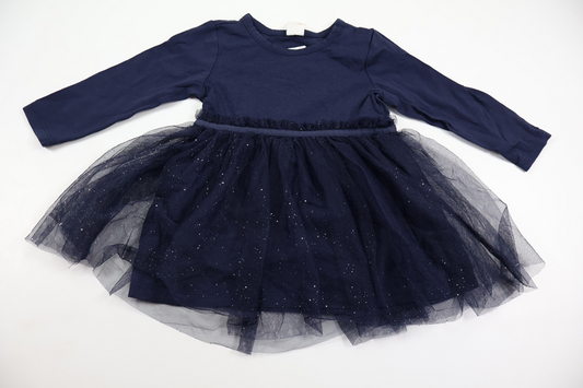 Klänning från H&M - Storlek 74 - Marinblå