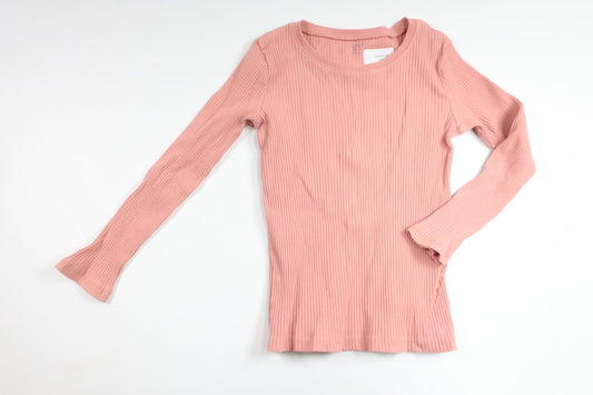 Ribbad tröja från Lindex - Storlek 110 - Rosa