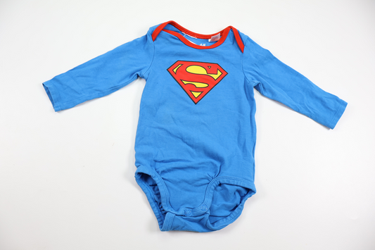Body med Superman från H&M - Storlek 62 - Blå