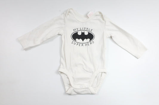 Body med Batman från H&M - Storlek 56 - Vit