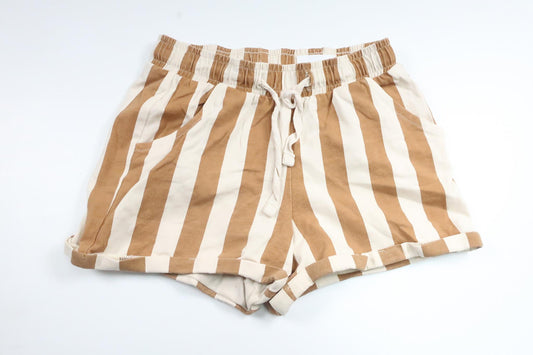 Randiga shorts från Wai Wai - Storlek 110/116 - Brun