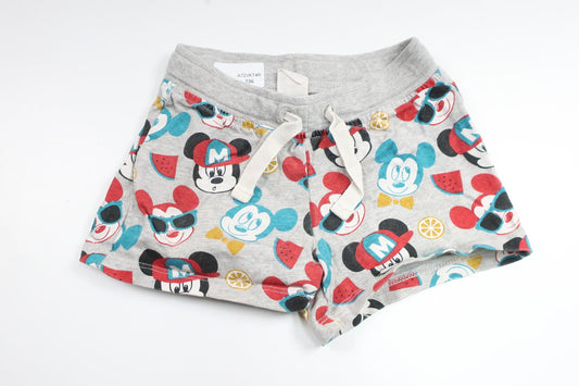 Shorts med Musse Pigg från H&M - Storlek 80 - Grå