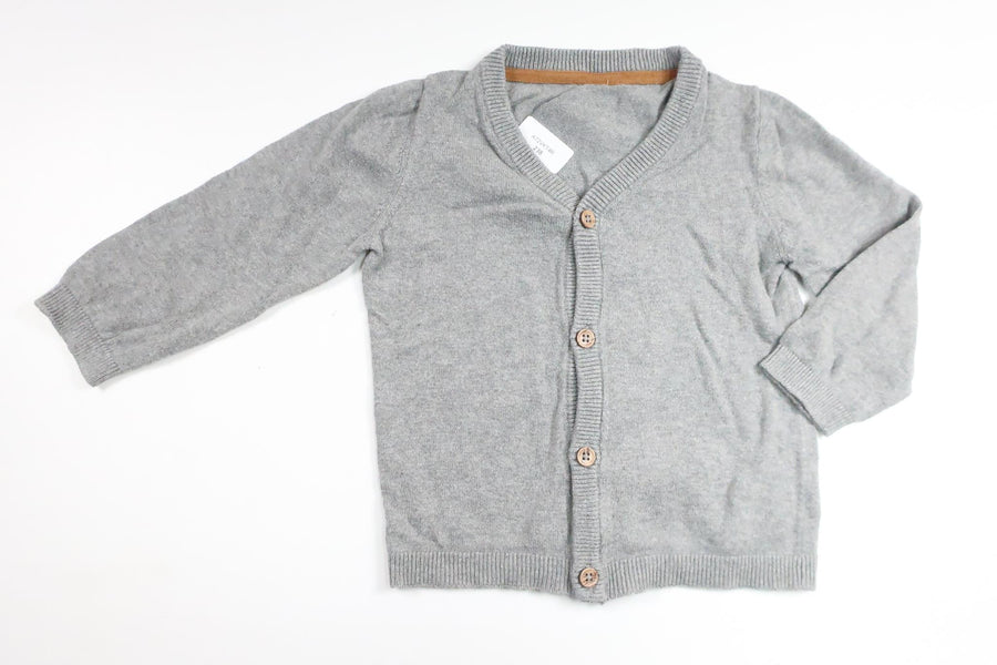 Stickad kofta från H&M - Storlek 86 - Grå