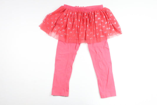 Leggings med tyllkjol från Lupilu - Storlek 98/104 - Rosa