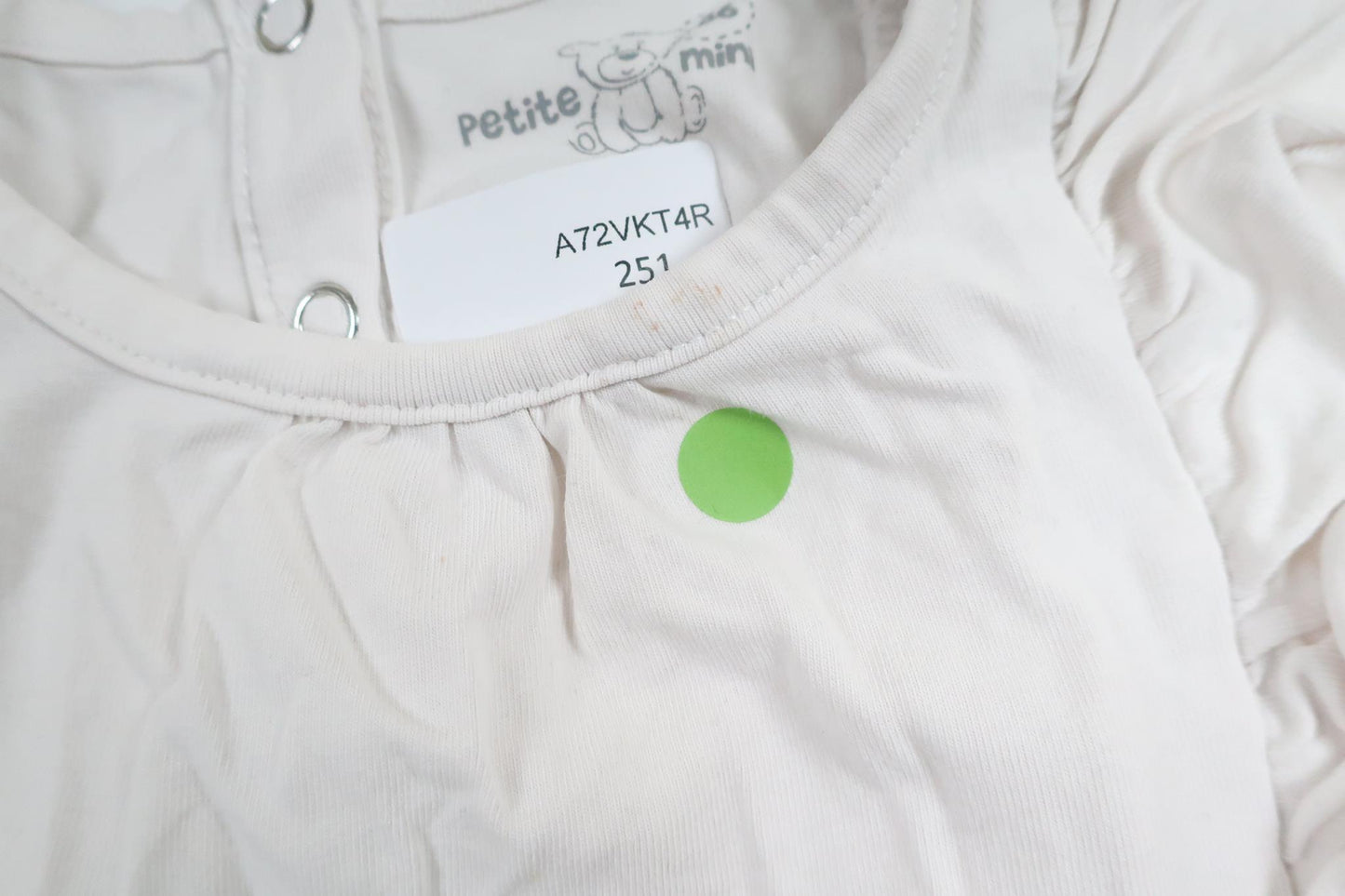 Body från Petite Mini - Storlek 86 - Vit