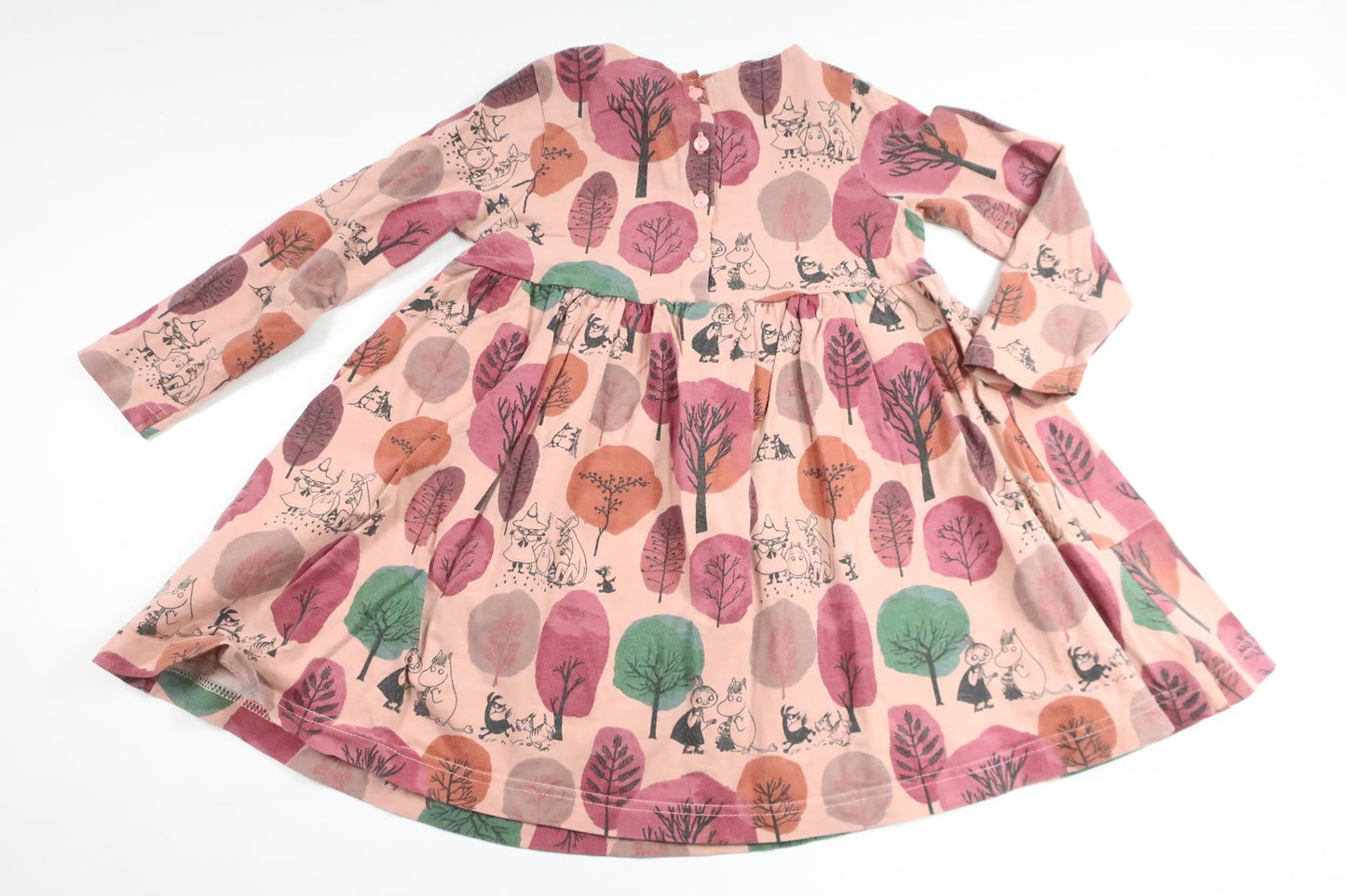 Snurrklänning från Moomin - Storlek 104 - Rosa