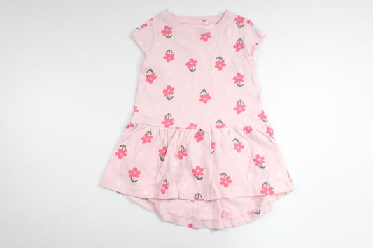 Blommig klänning från Name It - Storlek 86 - Rosa