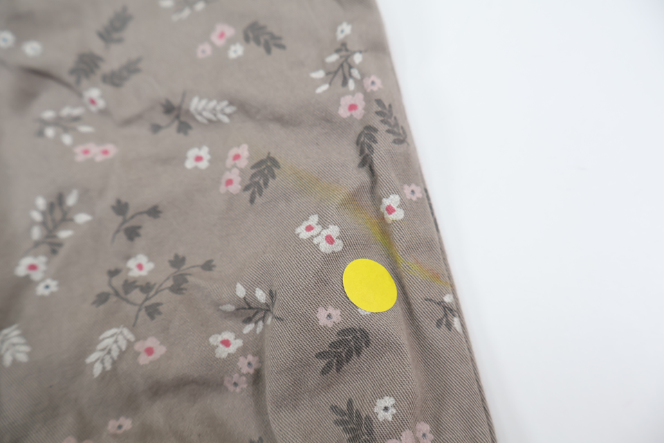 Blommiga fodrade byxor från H&M - Storlek 92 - Grå