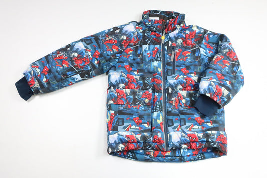 Jacka med Spindelmannen från H&M - Storlek 104 - Blå