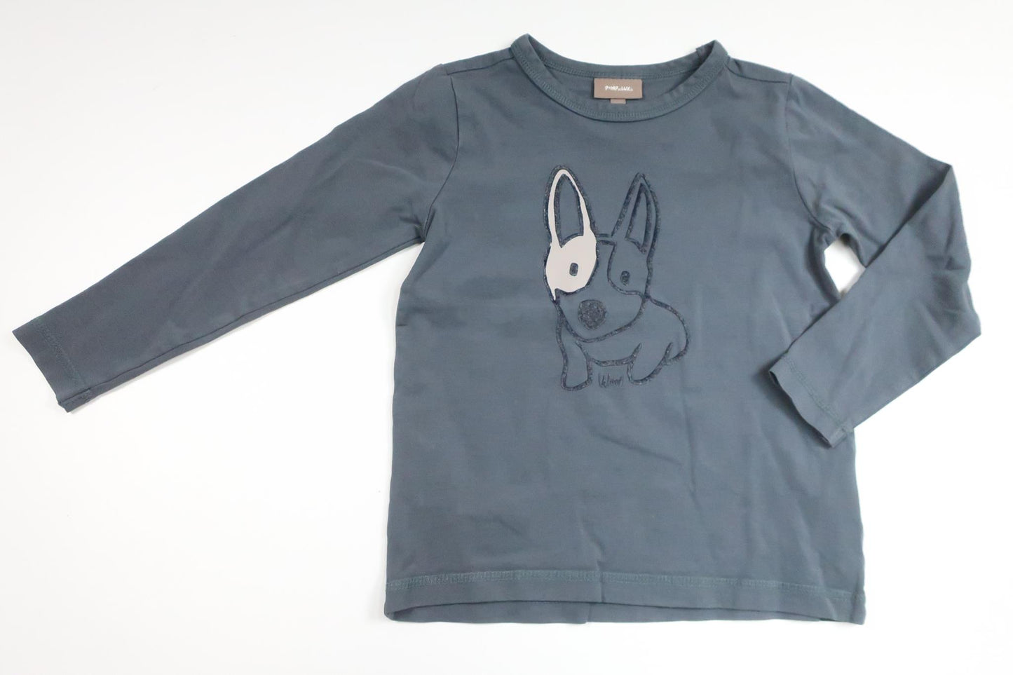 Tröja med hund från PompdeLux - Storlek 104 - Blå