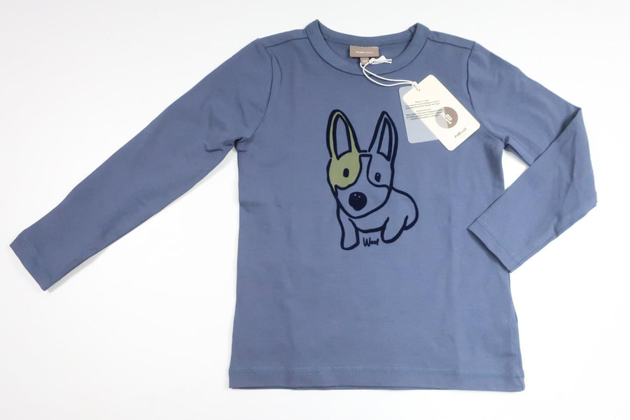 Tröja med hund från PompdeLux - Storlek 104 - Blå