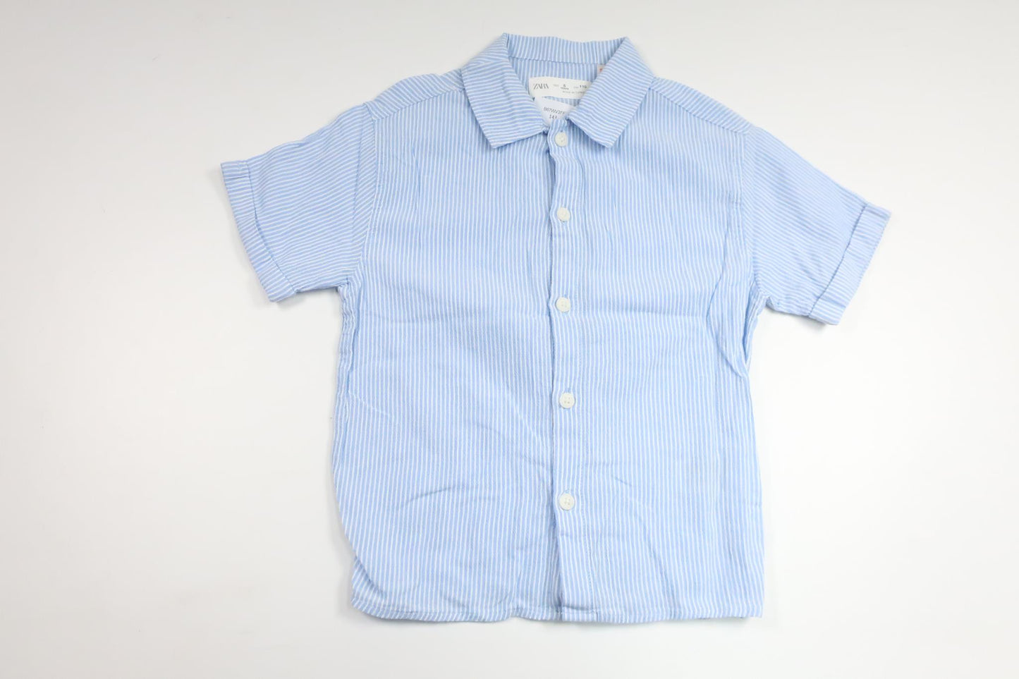 Randig skjorta från Zara - Storlek 110 - Blå