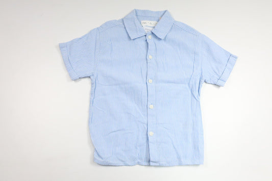 Randig skjorta från Zara - Storlek 110 - Blå