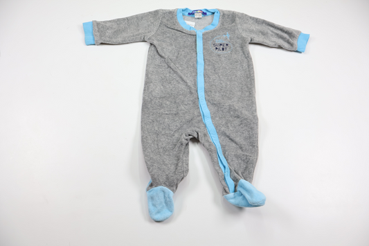 Pyjamas i fleece från Lupilu - Storlek 62 - Grå