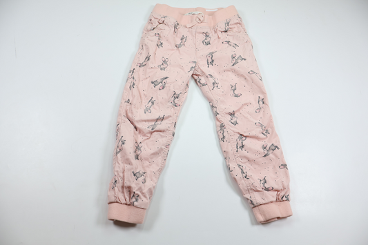 Fodrade byxor från H&M - Storlek 116 - Rosa