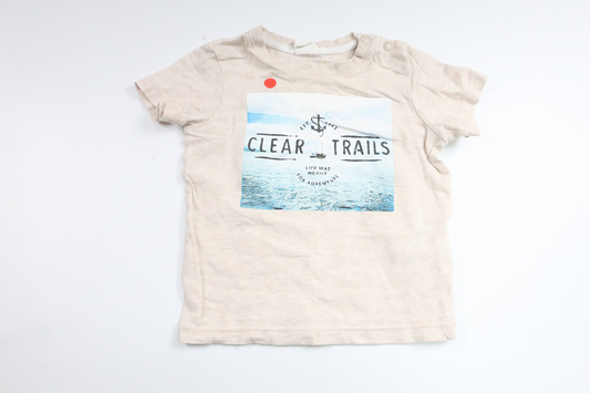 T-shirt från H&M - Storlek 68 - Beige