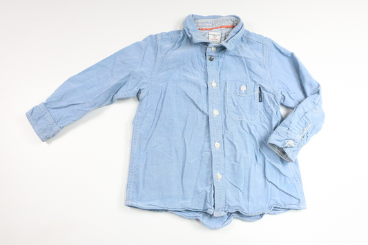 Skjorta från Polarn o. Pyret - Storlek 92 - Blå